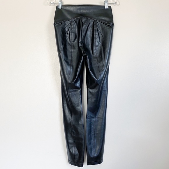 WHITE HOUSE BLACK MARKET Vegan Leather Leggings 4 - Picture 5 of 8